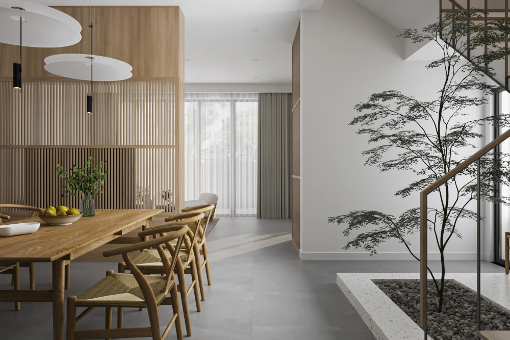 Resultado de proyecto de interiorismo en Madrid con salón cálido, funcional y equilibrado